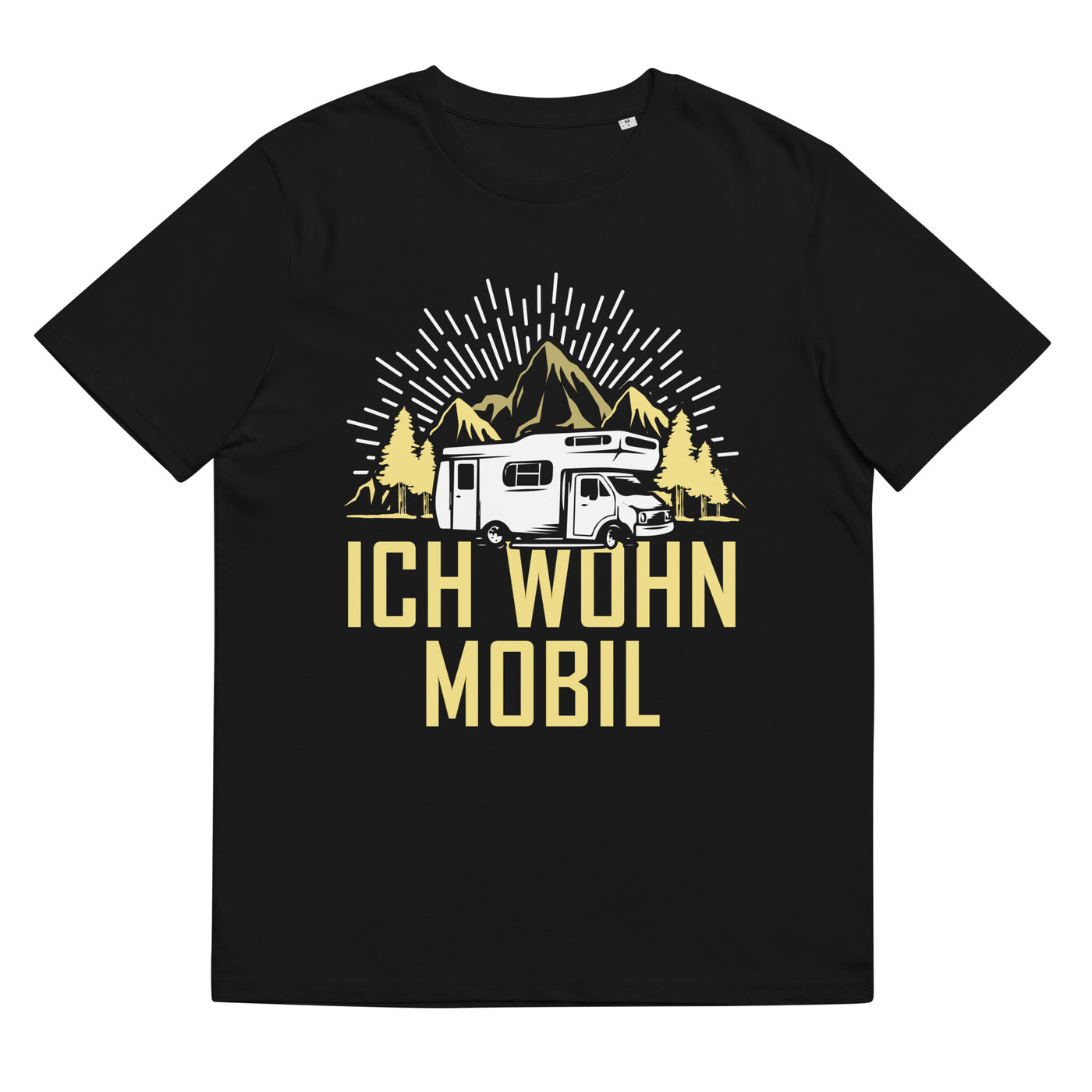 Ich wohn mobil - Herren Premium Organic T-Shirt camping xxx yyy zzz Black