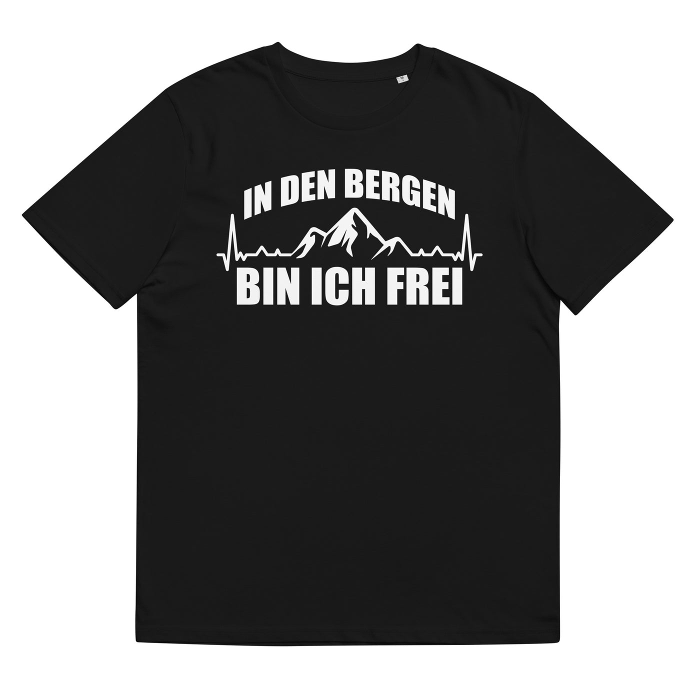 In Den Bergen Bin Ich Frei 1 - Herren Premium Organic T-Shirt berge xxx yyy zzz Black