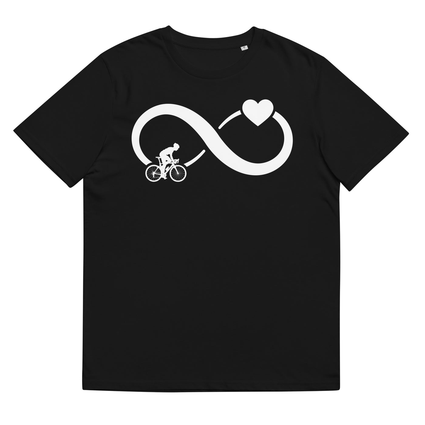 Infinity Heart and Cycling 1 - Herren Premium Organic T-Shirt fahrrad xxx yyy zzz Black