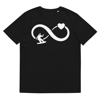 Infinity Heart and Snowboarding 1 - Herren Premium Organic T-Shirt snowboarden xxx yyy zzz Black