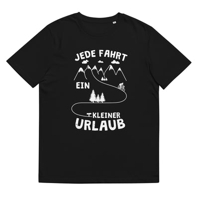 Jede Fahrt ein kleiner Urlaub - Herren Premium Organic T-Shirt fahrrad xxx yyy zzz Black