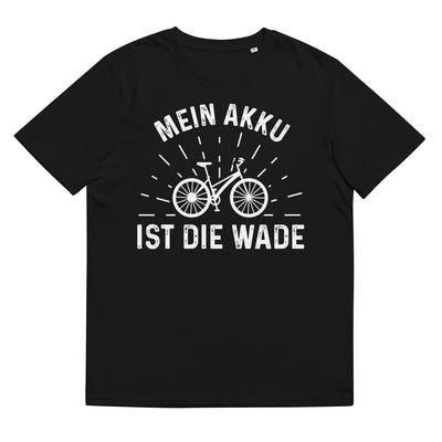 Mein Akku Ist Die Wade - Herren Premium Organic T-Shirt fahrrad xxx yyy zzz Black