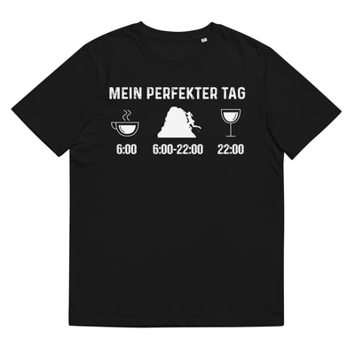 Mein Perfekter Tag 1 - Herren Premium Organic T-Shirt klettern xxx yyy zzz Black