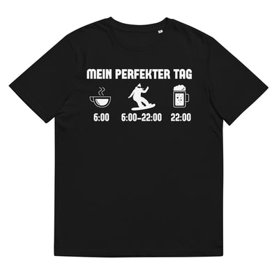 Mein Perfekter Tag 1 - Herren Premium Organic T-Shirt snowboarden xxx yyy zzz Black