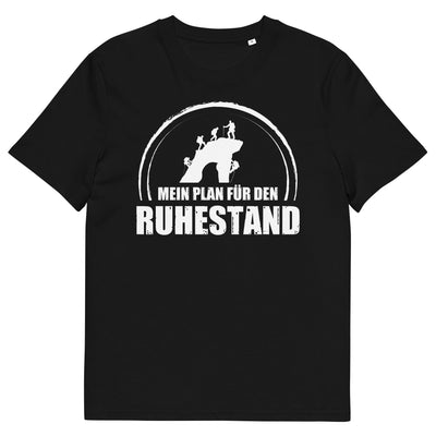 Mein Plan Fur Den Ruhestand - Herren Premium Organic T-Shirt klettern xxx yyy zzz Black