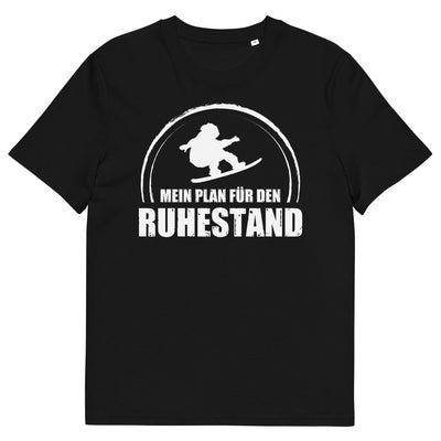 Mein Plan Fur Den Ruhestand - Herren Premium Organic T-Shirt snowboarden xxx yyy zzz Black