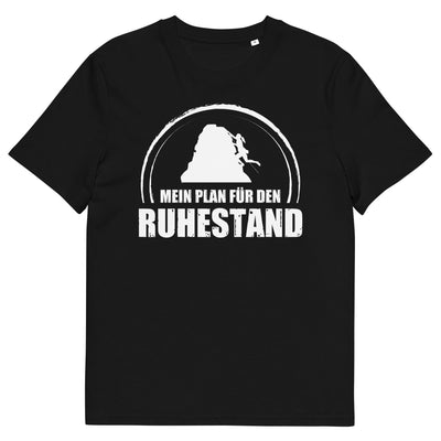 Mein Plan Fur Den Ruhestand 1 - Herren Premium Organic T-Shirt klettern xxx yyy zzz Black