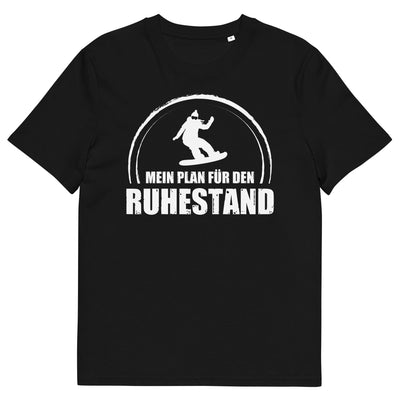 Mein Plan Fur Den Ruhestand 1 - Herren Premium Organic T-Shirt snowboarden xxx yyy zzz Black