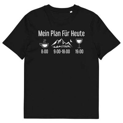 Mein Plan Für Heute - Herren Premium Organic T-Shirt berge xxx yyy zzz Black