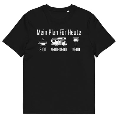 Mein Plan Für Heute - Herren Premium Organic T-Shirt camping xxx yyy zzz Black