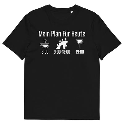 Mein Plan Für Heute 1 - Herren Premium Organic T-Shirt klettern xxx yyy zzz Black