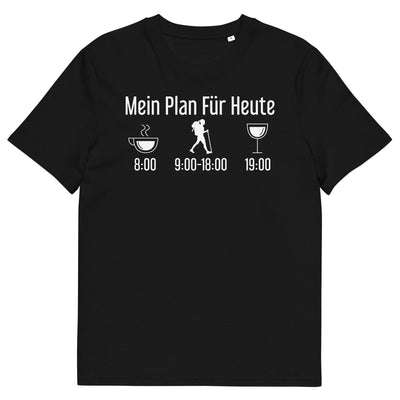 Mein Plan Für Heute 1 - Herren Premium Organic T-Shirt wandern xxx yyy zzz Black