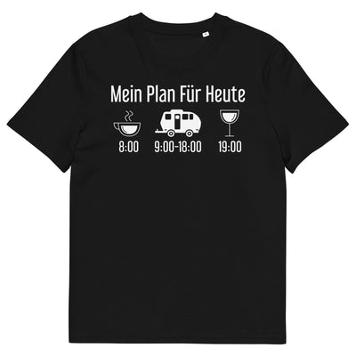 Mein Plan Für Heute 2 - Herren Premium Organic T-Shirt camping xxx yyy zzz Black