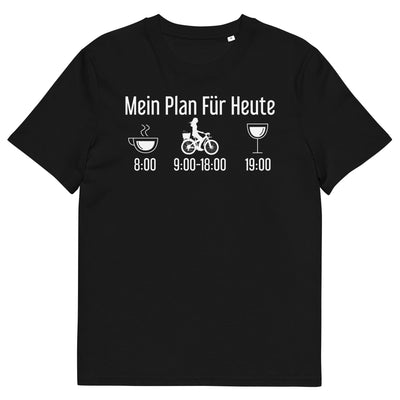 Mein Plan Für Heute 2 - Herren Premium Organic T-Shirt fahrrad xxx yyy zzz Black