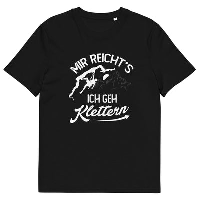 Mir reichts, ich geh Klettern - Herren Premium Organic T-Shirt klettern xxx yyy zzz Black