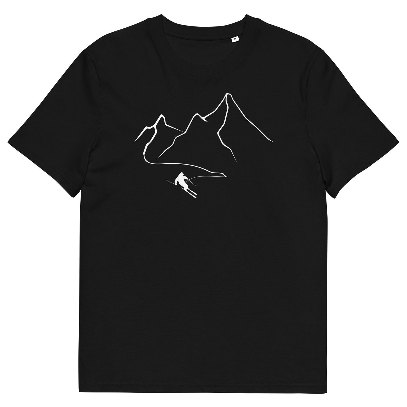 Berge - Skifahren - (32) - Herren Premium Organic T-Shirt klettern ski xxx yyy zzz Black