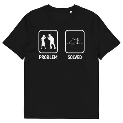 Problem Solved - Camping Tent - Herren Premium Organic T-Shirt camping xxx yyy zzz Black