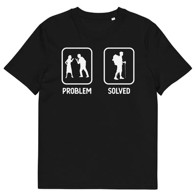 Problem Solved - Wandern - Herren Premium Organic T-Shirt wandern xxx yyy zzz Black