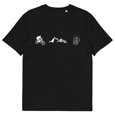 Radfahren, Berge und Bier - Herren Premium Organic T-Shirt fahrrad xxx yyy zzz Black