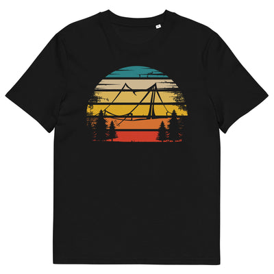 Retro Sonne und Camping - Herren Premium Organic T-Shirt camping xxx yyy zzz Black