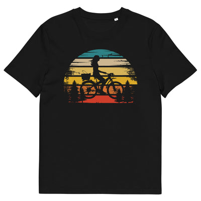 Retro Sonne und Radfahren - Herren Premium Organic T-Shirt fahrrad xxx yyy zzz Black