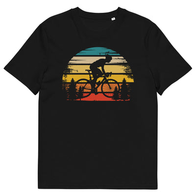 Retro Sonne und Radfahren - Herren Premium Organic T-Shirt fahrrad xxx yyy zzz Black