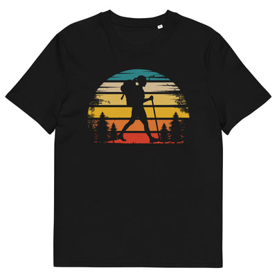 Retro Sonne und Wandern - Herren Premium Organic T-Shirt wandern xxx yyy zzz Black