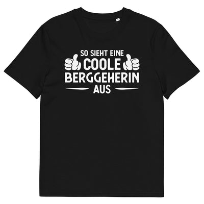 So Sieht Eine Coole Berggeherin Aus - Herren Premium Organic T-Shirt berge xxx yyy zzz Black