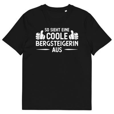 So Sieht Eine Coole Bergsteigerin Aus - Herren Premium Organic T-Shirt berge xxx yyy zzz Black