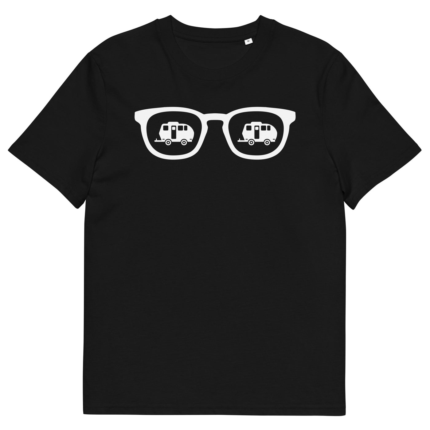 Sonnenbrille und Camping 2 - Herren Premium Organic T-Shirt camping xxx yyy zzz Black