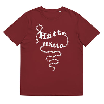 Hätte Hätte Fahrradkette - Herren Premium Organic T-Shirt fahrrad mountainbike Weinrot