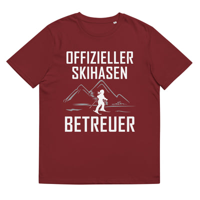 Skihasen Betreuer - Herren Premium Organic T-Shirt ski Weinrot