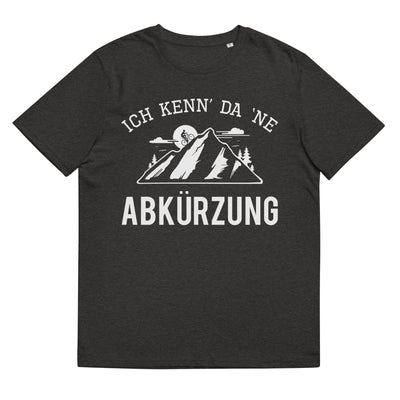 Ich kenn da ne Abkürzung - (M) - Herren Premium Organic T-Shirt xxx yyy zzz Dark Heather Grey