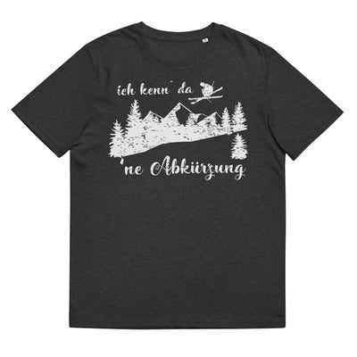 Ich kenn' da 'ne Abkürzung - Herren Premium Organic T-Shirt klettern ski xxx yyy zzz Dark Heather Grey