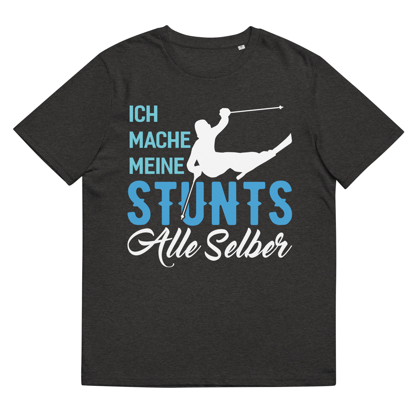 Ich mache meine Stunts alle selber - (S.K) - Herren Premium Organic T-Shirt klettern xxx yyy zzz Dark Heather Grey