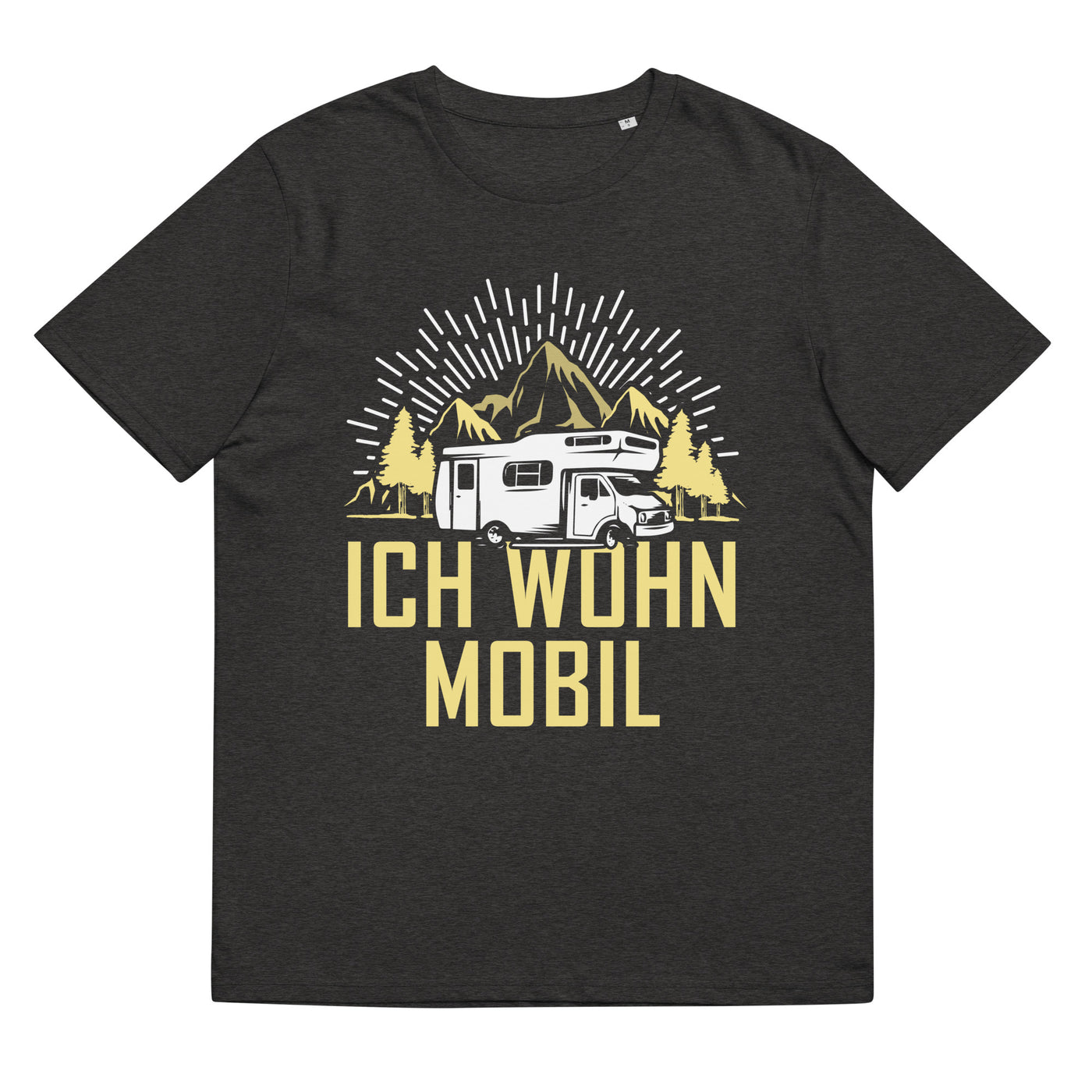 Ich wohn mobil - Herren Premium Organic T-Shirt camping xxx yyy zzz Dark Heather Grey