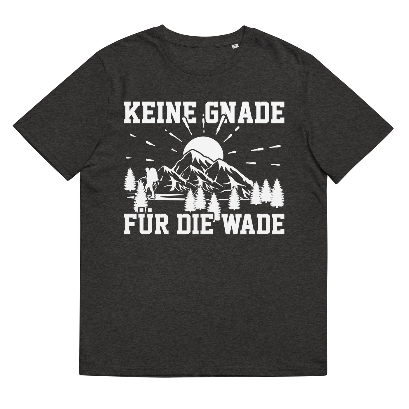 Keine Gnade für die Wade - Herren Premium Organic T-Shirt wandern xxx yyy zzz Dark Heather Grey