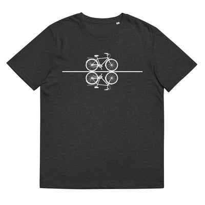 Line - Cycling - Herren Premium Organic T-Shirt fahrrad xxx yyy zzz Dark Heather Grey