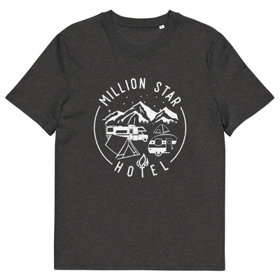 Million Star Hotel - Herren Premium Organic T-Shirt camping xxx yyy zzz Dark Heather Grey