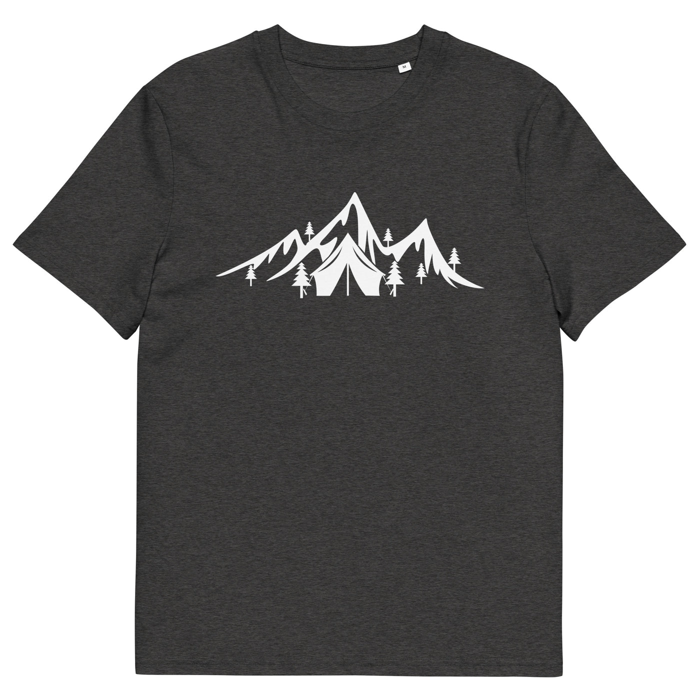 Berge - Camping - Herren Premium Organic T-Shirt camping xxx yyy zzz Dark Heather Grey