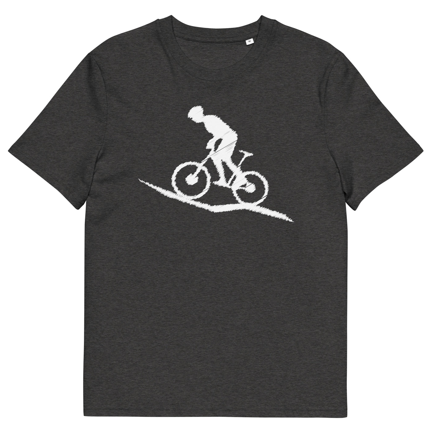 Mountainbike - (M) - Herren Premium Organic T-Shirt xxx yyy zzz Dark Heather Grey