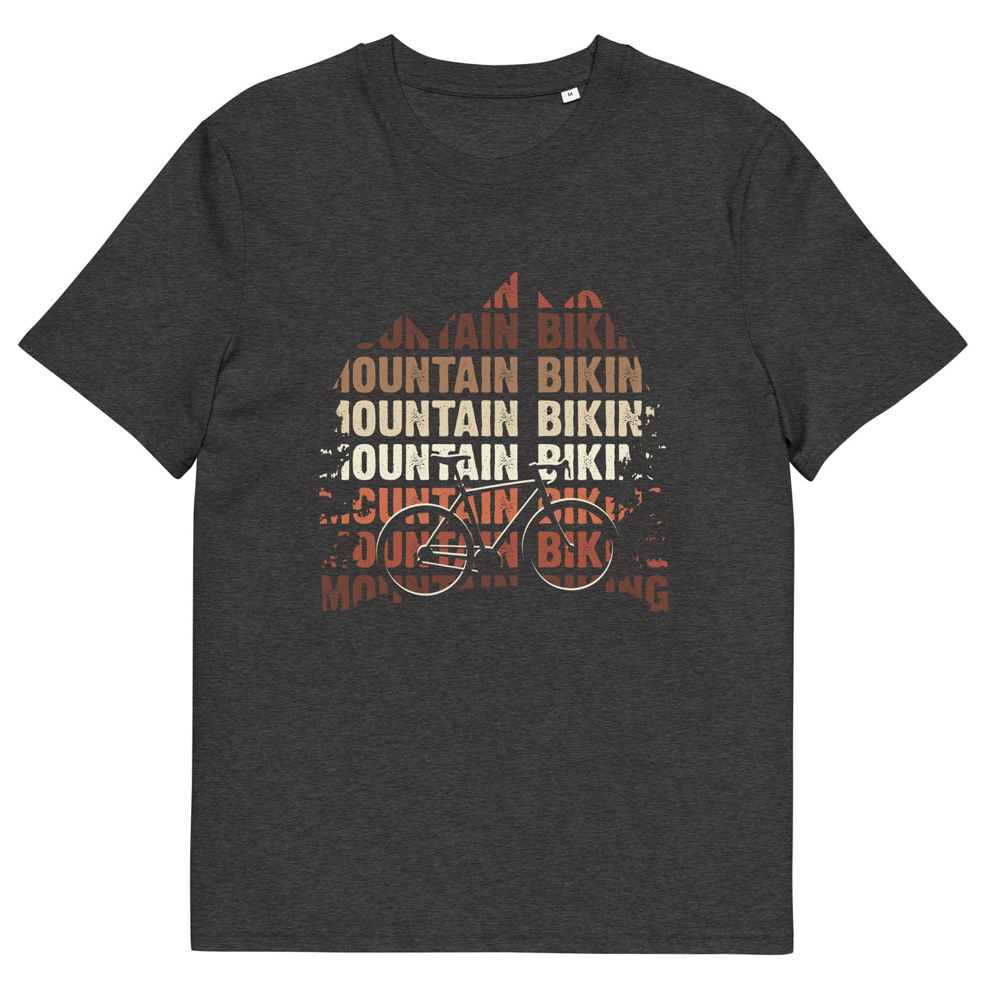 Mountainbiking - (M) - Herren Premium Organic T-Shirt xxx yyy zzz Dark Heather Grey