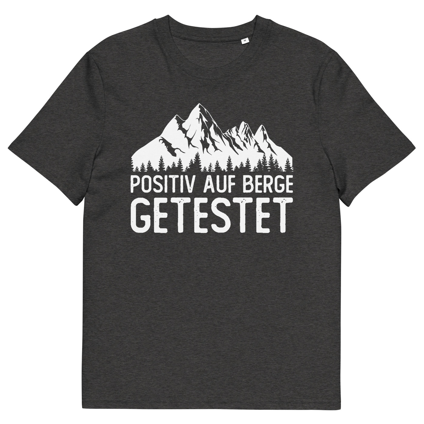 Positiv auf Berge getestet - Herren Premium Organic T-Shirt berge xxx yyy zzz Dark Heather Grey