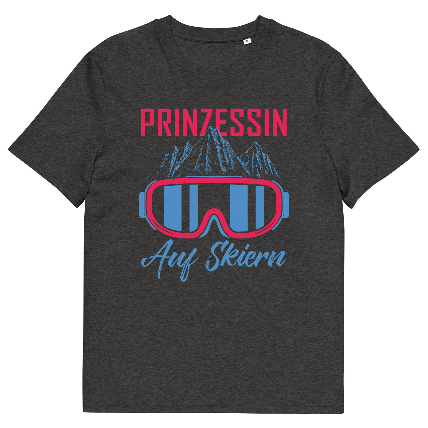 Prinzessin auf Skiern - (S.K) - Herren Premium Organic T-Shirt klettern xxx yyy zzz Dark Heather Grey