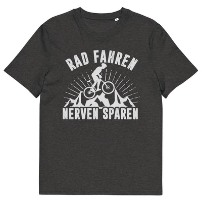 Rad fahren Nerven sparen - Herren Premium Organic T-Shirt fahrrad xxx yyy zzz Dark Heather Grey