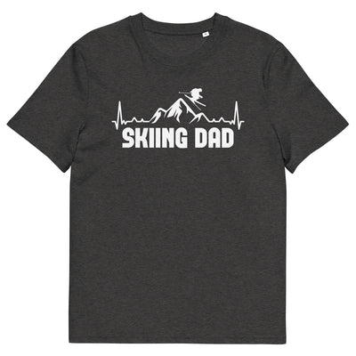 Skifahren Dad 1 - Herren Premium Organic T-Shirt klettern ski xxx yyy zzz Dark Heather Grey