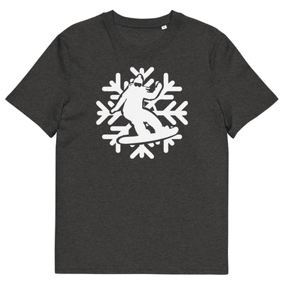 Snowflake - Snowboarding - Herren Premium Organic T-Shirt snowboarden xxx yyy zzz Dark Heather Grey