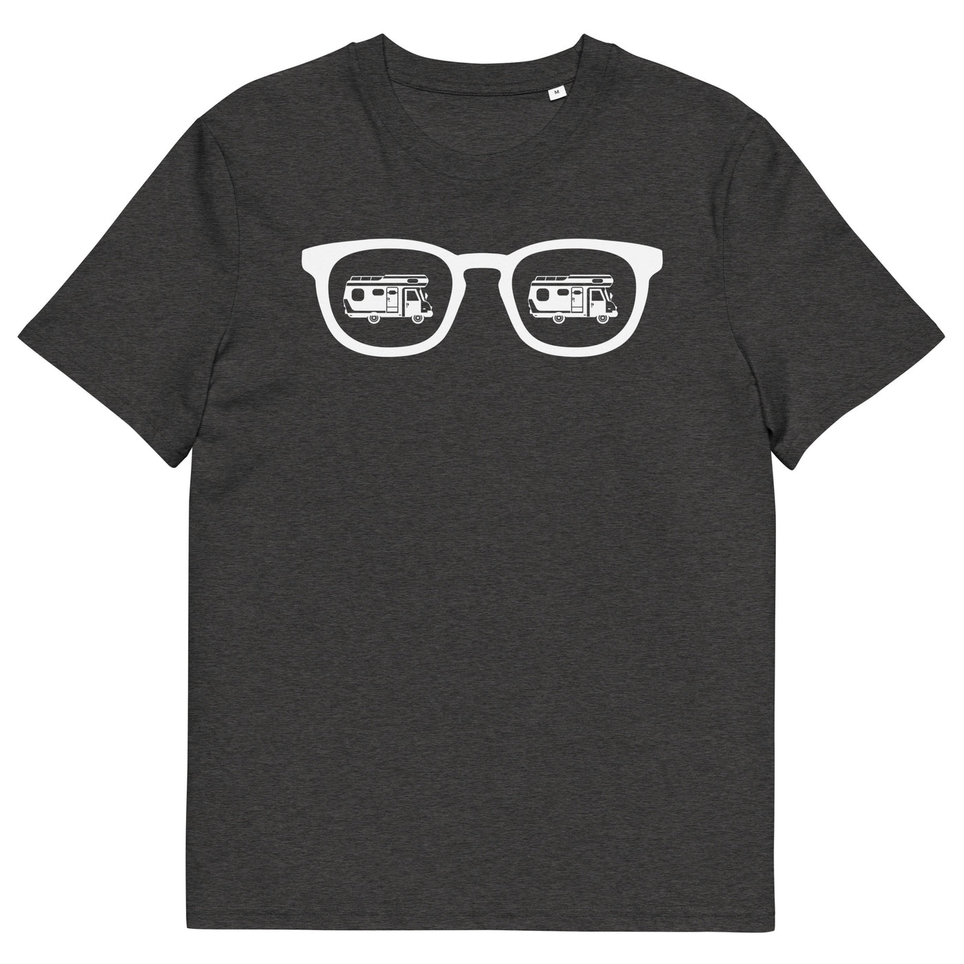 Sonnenbrille und Camping - Herren Premium Organic T-Shirt camping xxx yyy zzz Dark Heather Grey