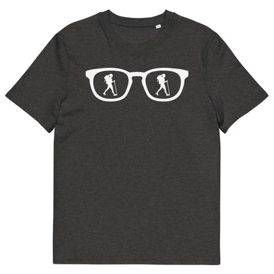 Sonnenbrille und Wandern 1 - Herren Premium Organic T-Shirt wandern xxx yyy zzz Dark Heather Grey