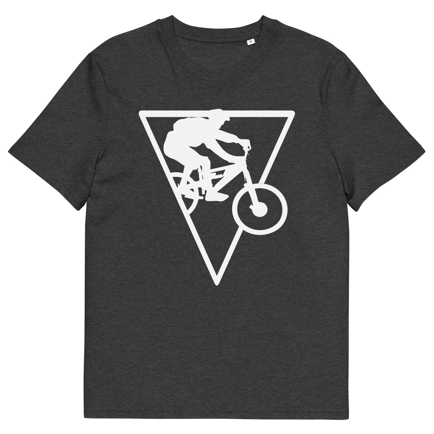 Dreieck - Radfahren - Herren Premium Organic T-Shirt fahrrad xxx yyy zzz Dark Heather Grey